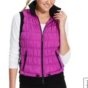 Calvin Klein Performance Quilted Purple Puffer Vest Women’s‎ Sz Small